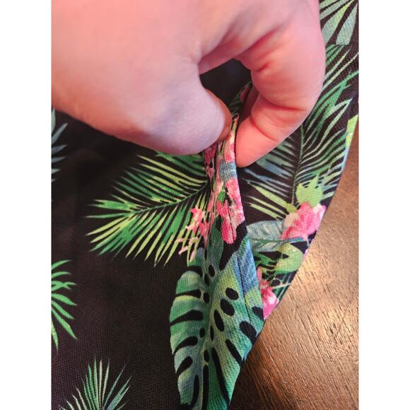 Belle by Kim Gravel Perfect Pique Tropic 5" Shorts Women's Plus Sz 2X Black - Picture 2 of 8